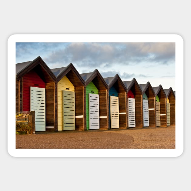 Bonny Blyth Beach Huts Sticker by Violaman